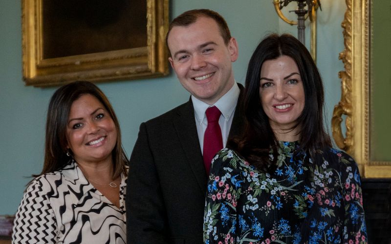 Group photo of the Hylands team, from left to right; Tracy, Tom and Amy.