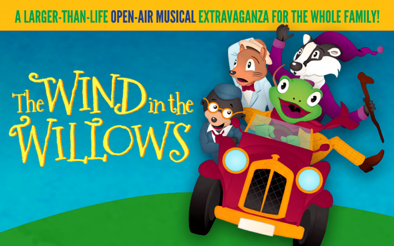 An illustration of the Wind in the Willows characters in Toad's car.